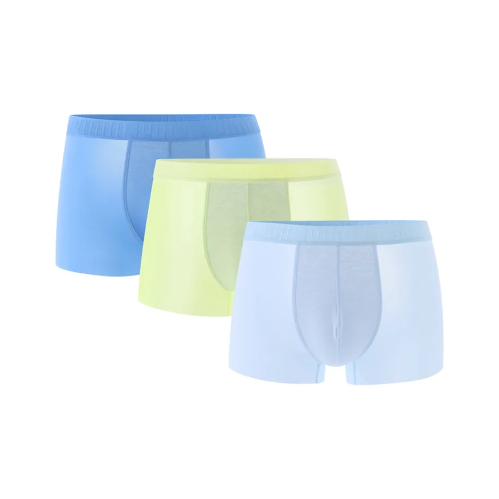 PUMA Underpants Men's 3 Pack, Light Green/Blue/Light Blue