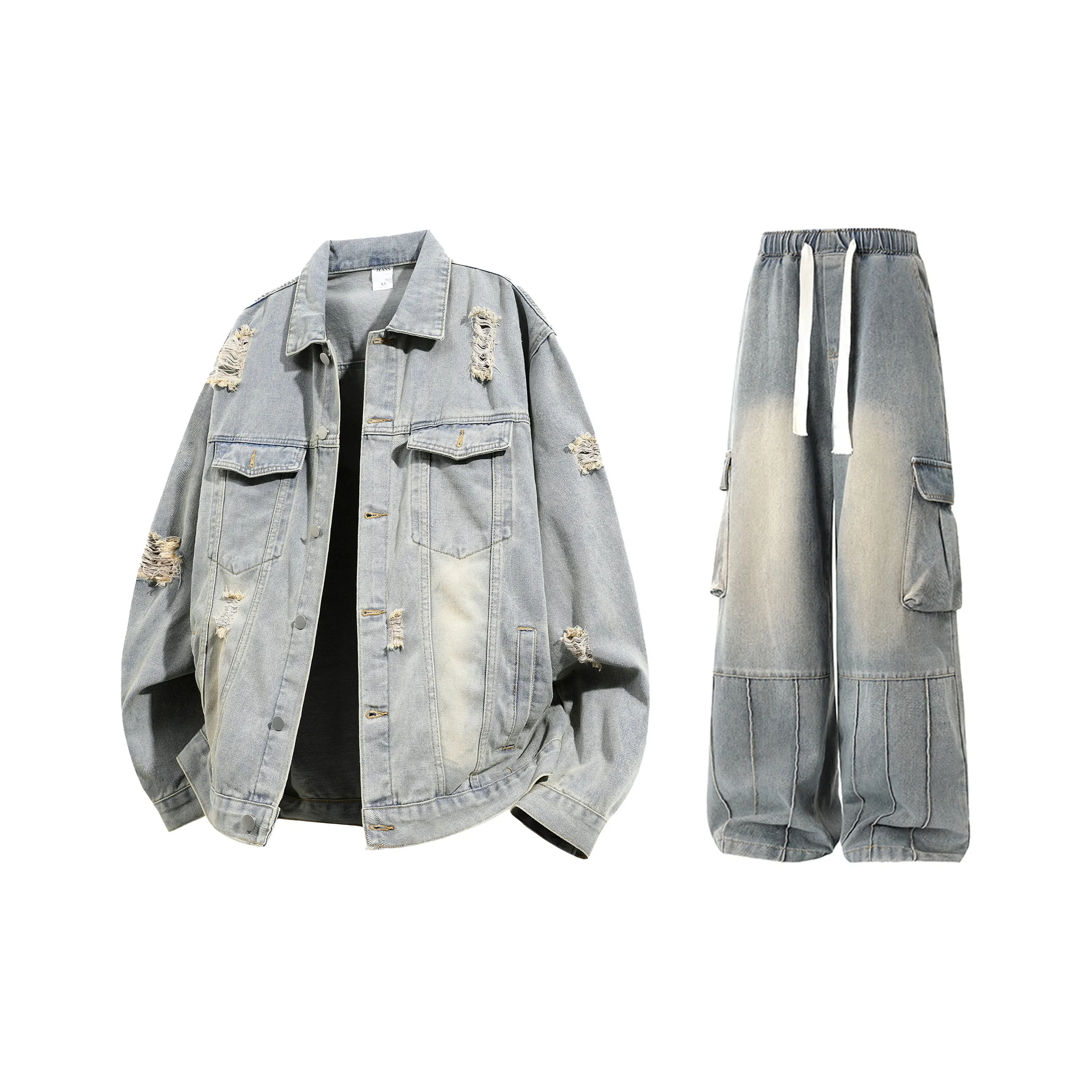 GWAF Casual Sportswear Unisex Vintage Blue