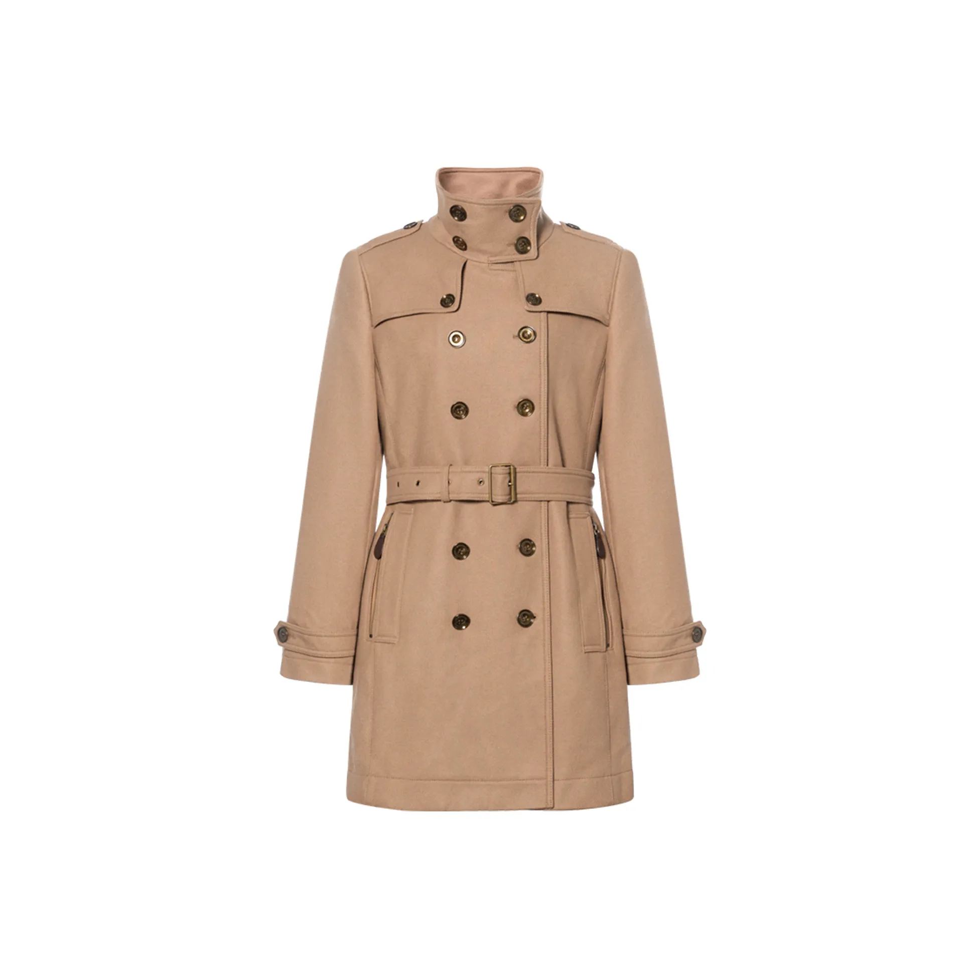 Burberry Coats Women's Camel