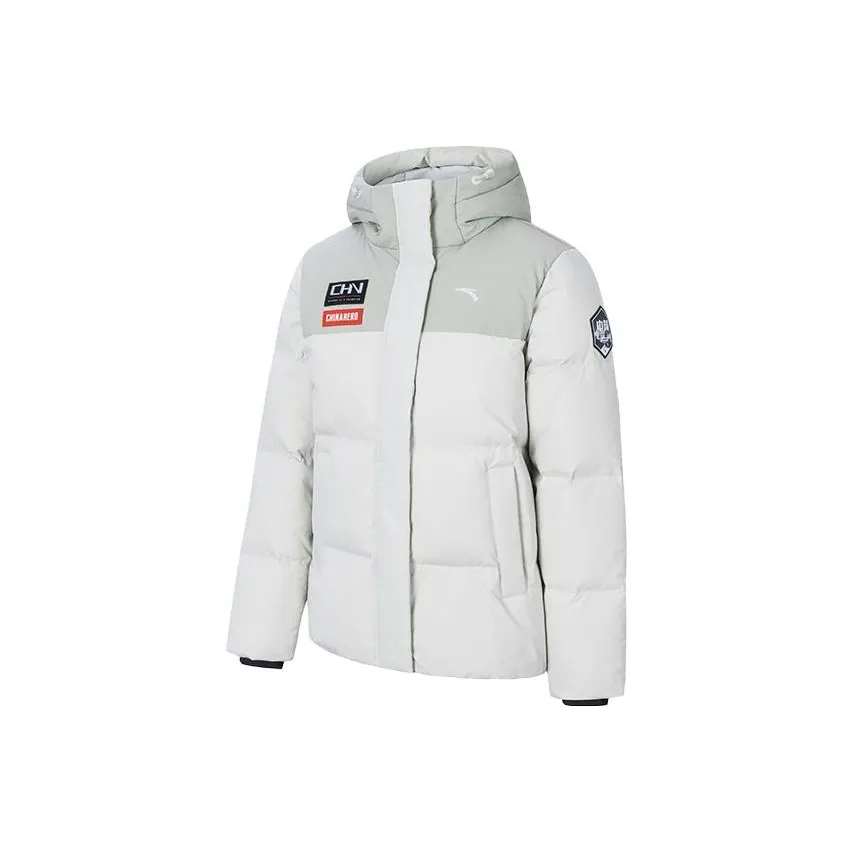 ANTA Variety Тренировки Коллекция Пуховик Женские Трава Зимний серый Сосново-серо-зеленый