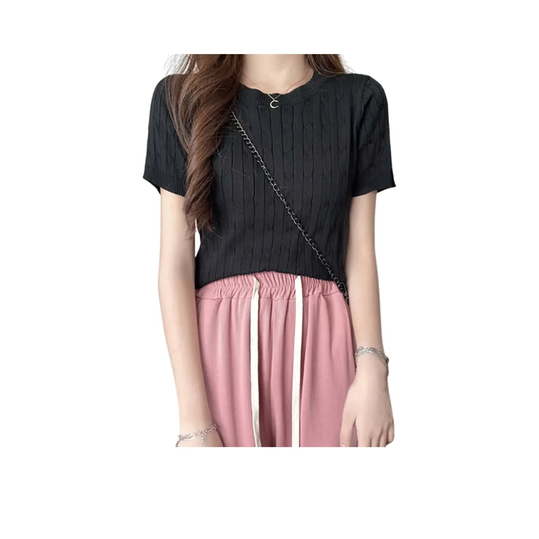 Ya Sheep People Трикотаж Женский Черный