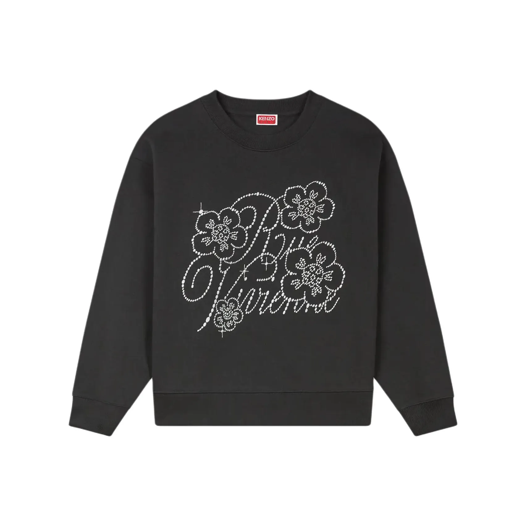KENZO Floral Embellished Crewneck Sweatshirt