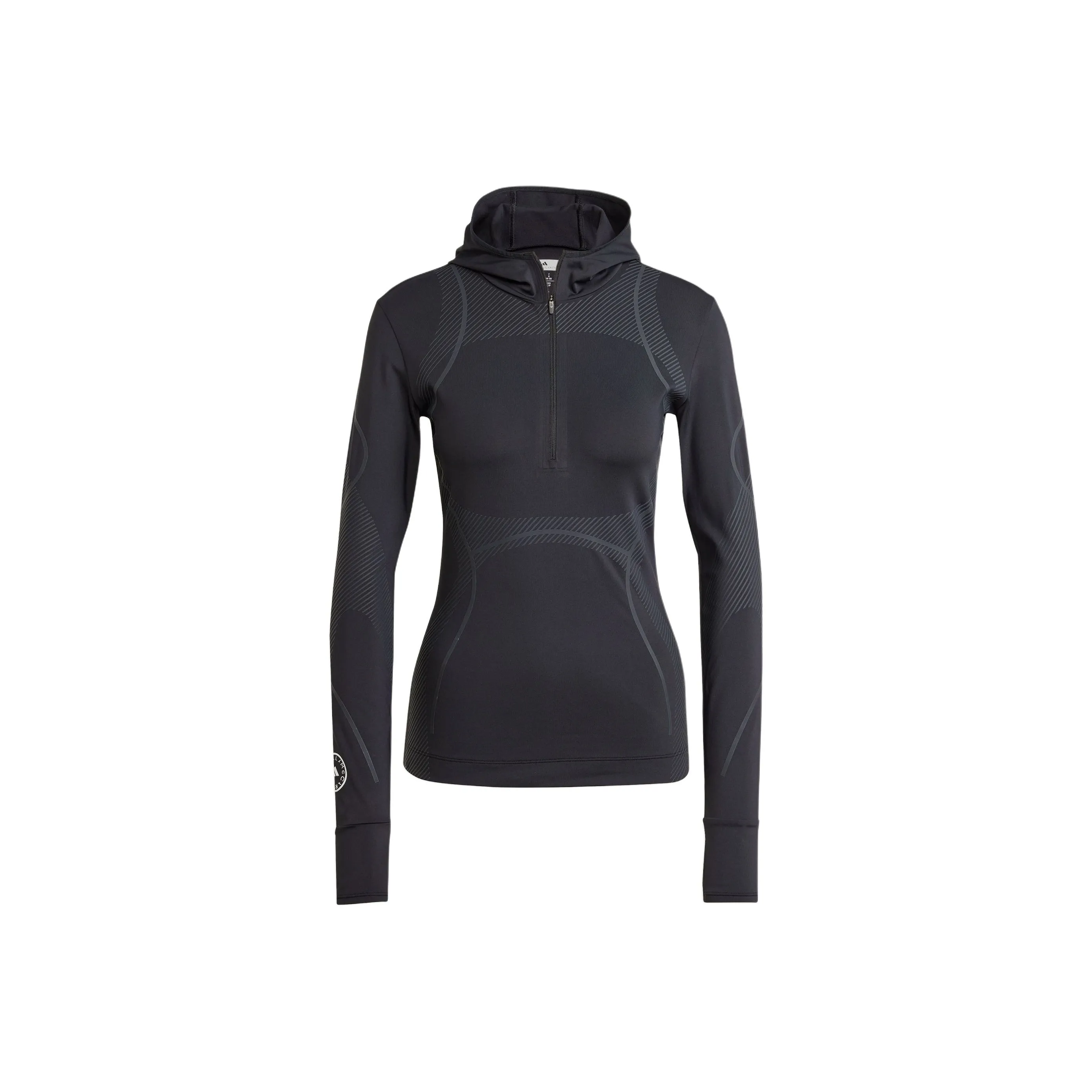 Adidas Cold.RdyStella MCCARTNEY FW24 TRUEPACE Бег Топ Куртка Женская Черная