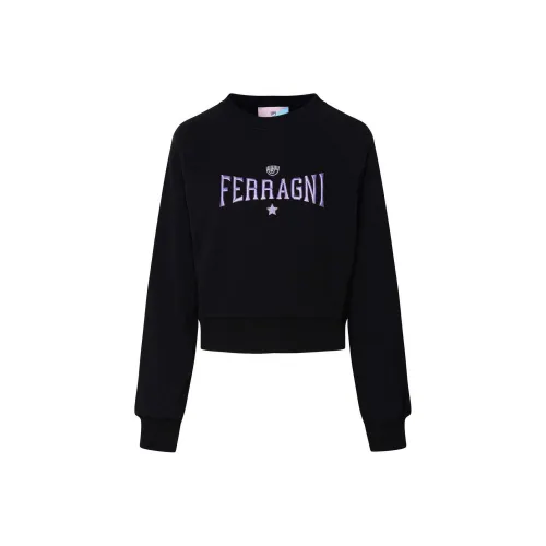 Chiara Ferragni Черные Женские Свитшоты