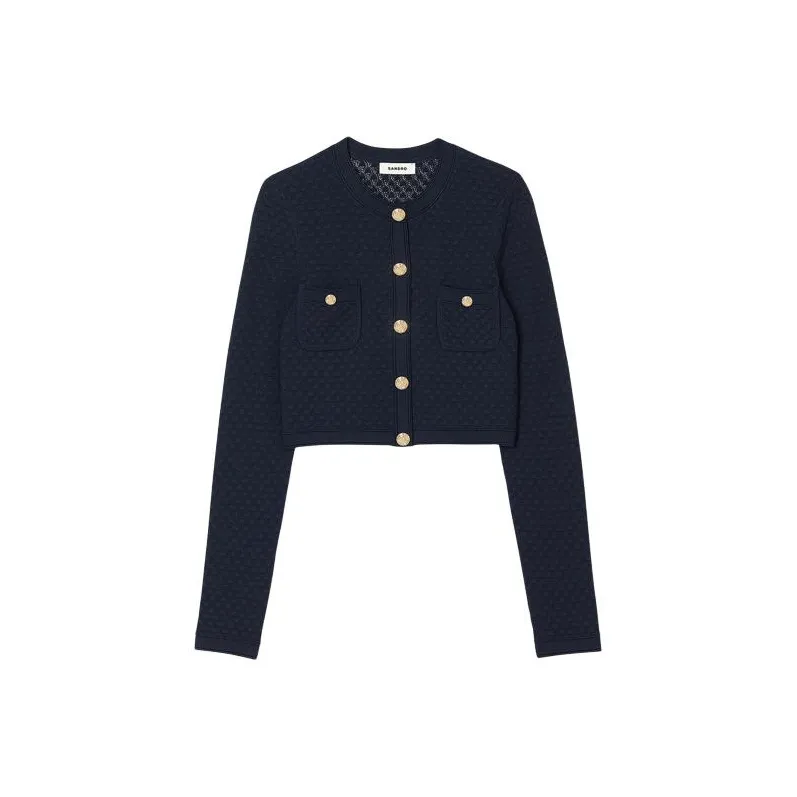 Sandro Трикотаж Женский Темно-синий