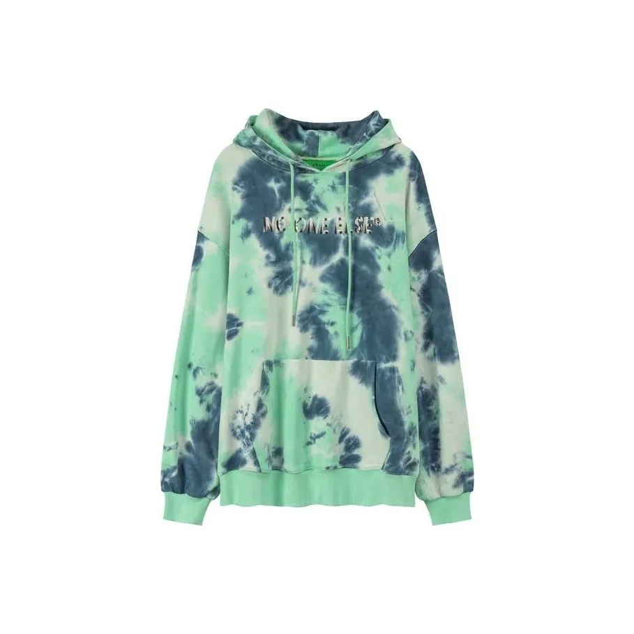 NO ONE ELSE Толстовка Унисекс Синий Tie Dye