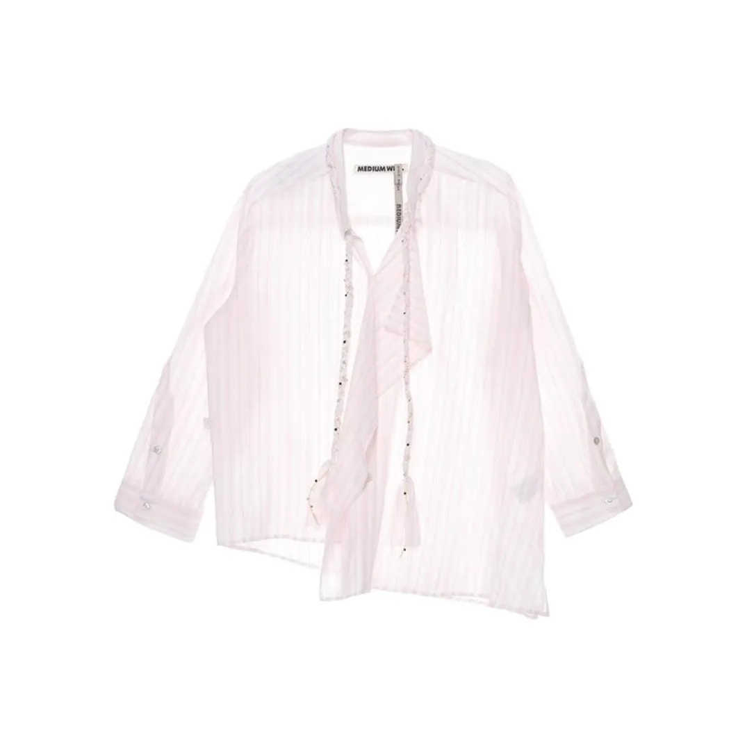 Medium Well SS25 Рубашка Женская Розовая