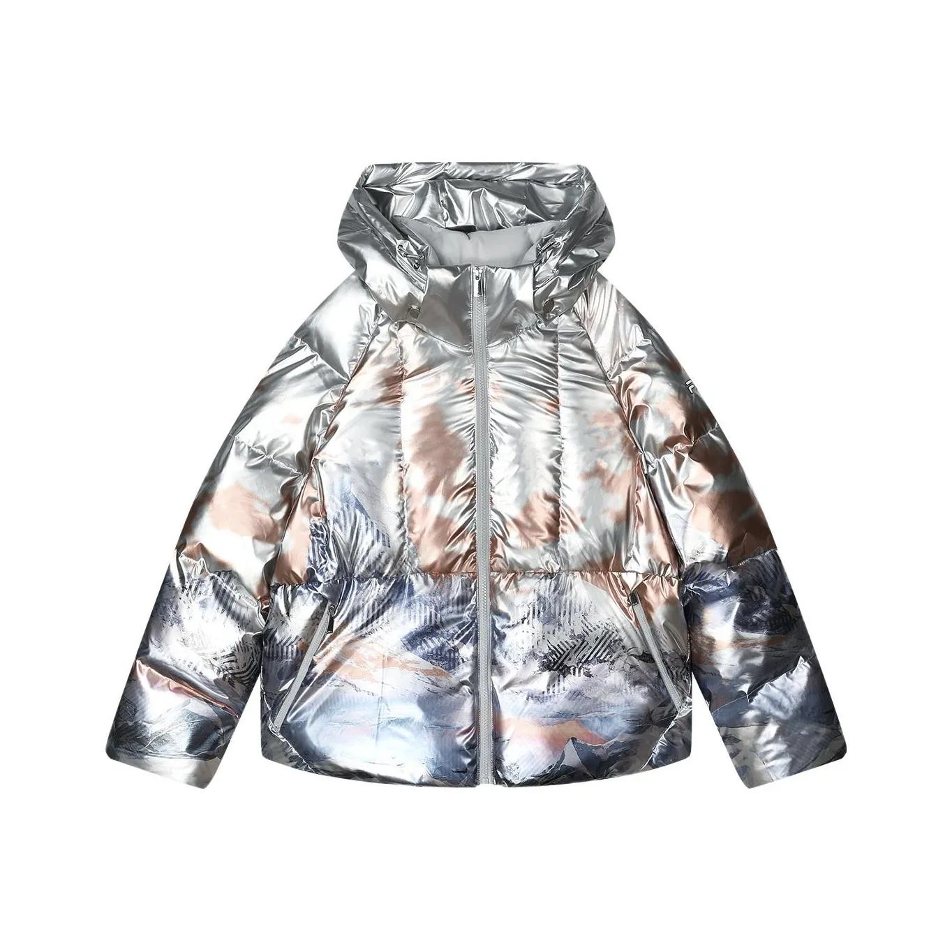 FILA Пуховик Женский с принтом по всей поверхности