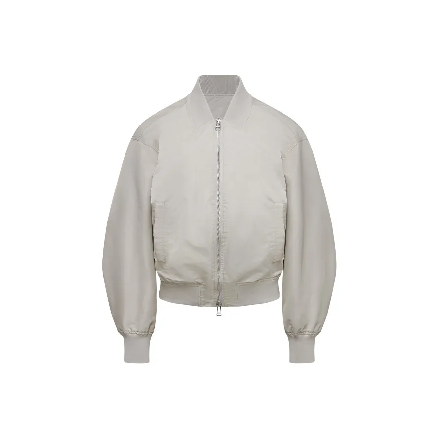 NUTH Jackets & Coats Women's Light Gray Pea Green