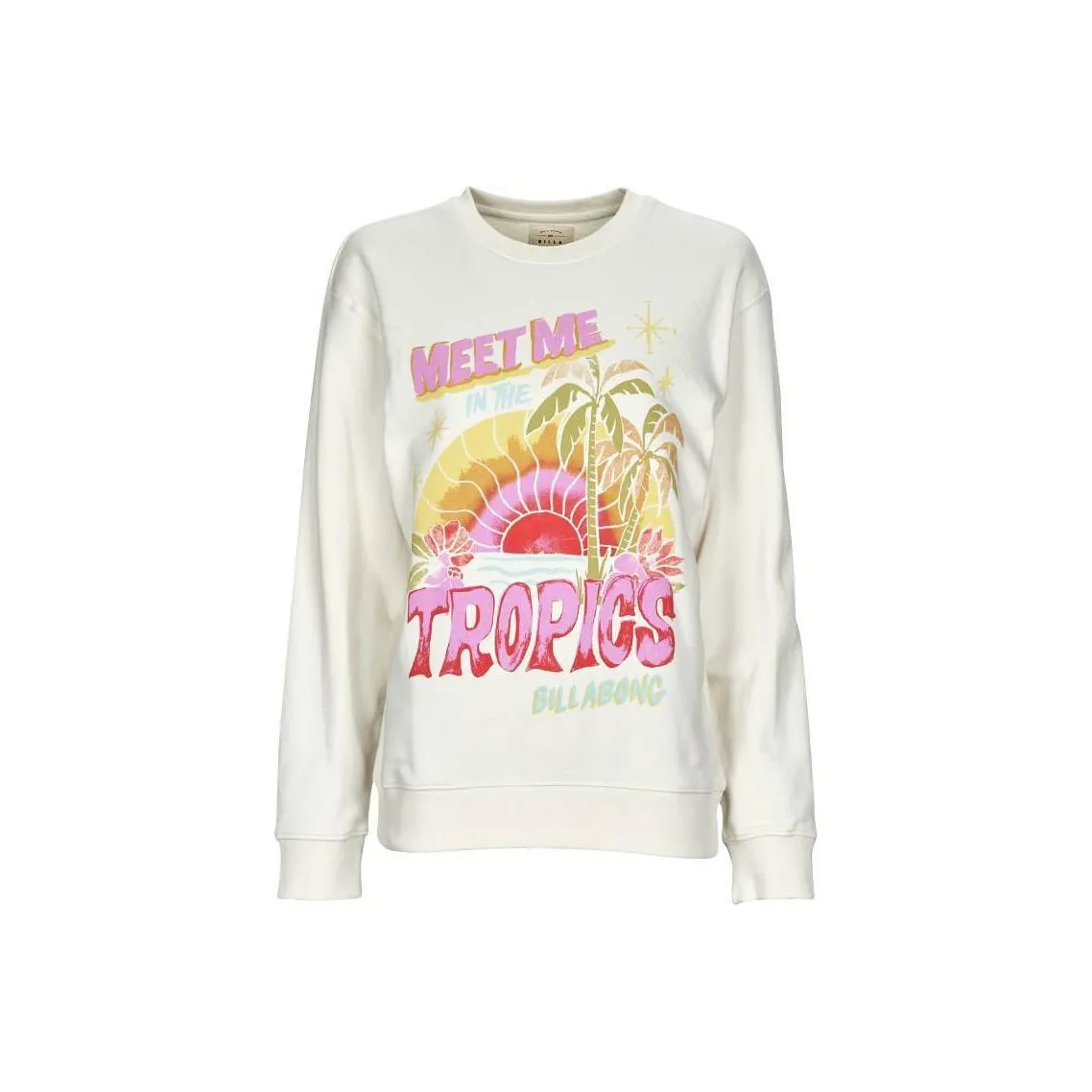 BILLABONG Sweatshirt Women's White