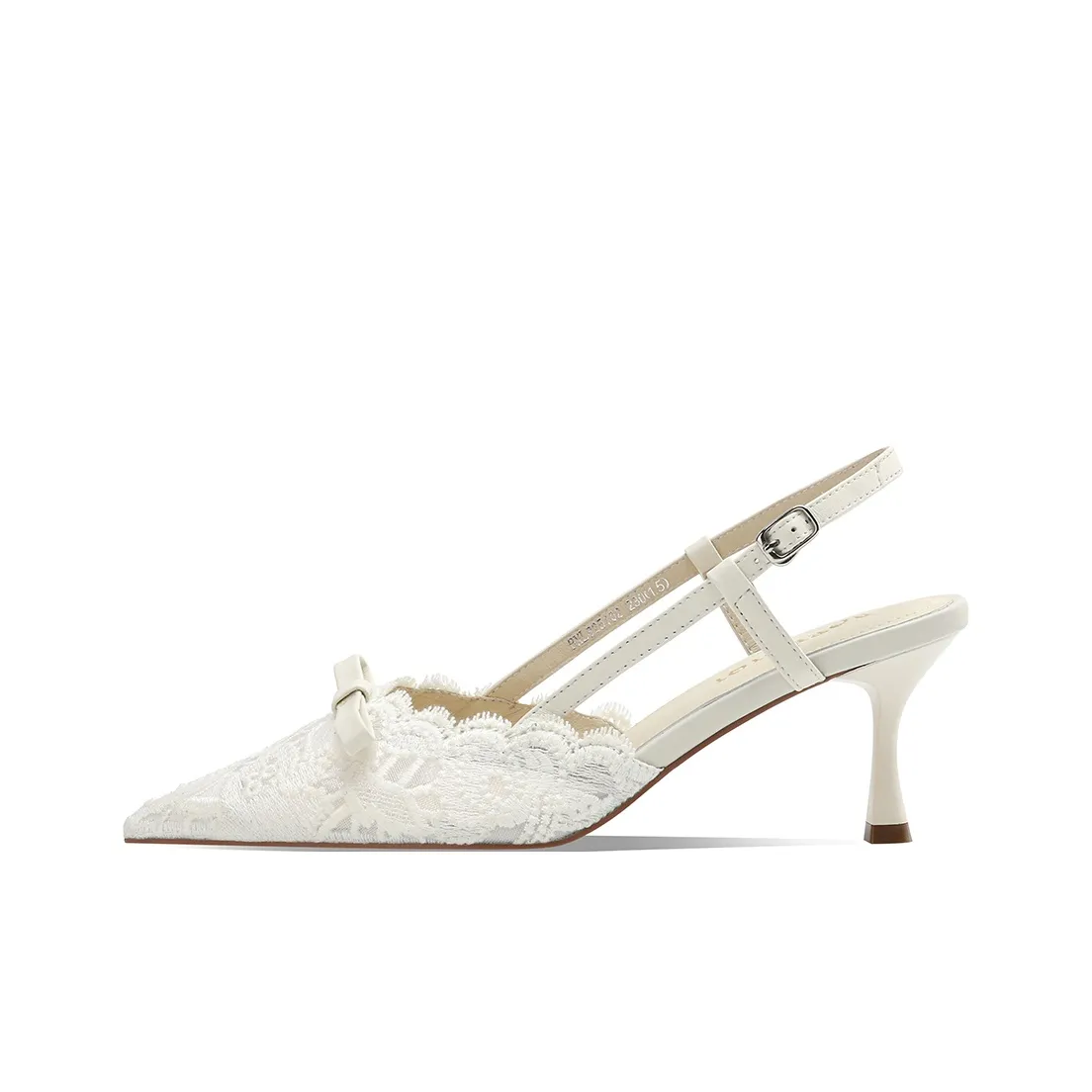 BOERDIQI Боковая бутылка Высокие каблуки 7,5 см Женские Белые