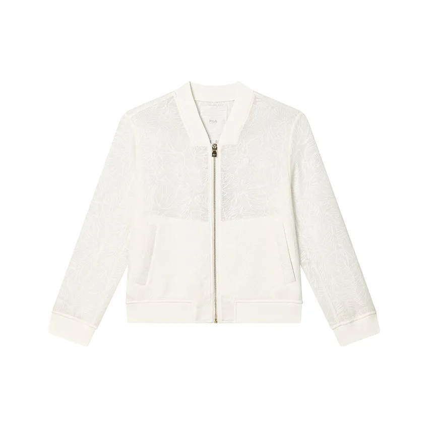 FILA MILANO Italian Luxury Sports Collection Jackets & Coats Women's Cloud White