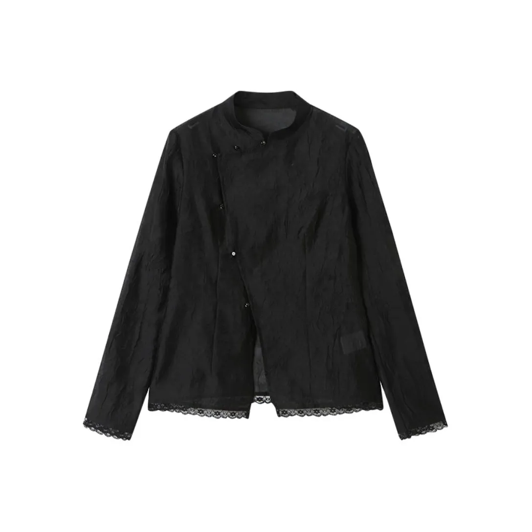 INTERPHASE Рубашка Женская Ночь Черный