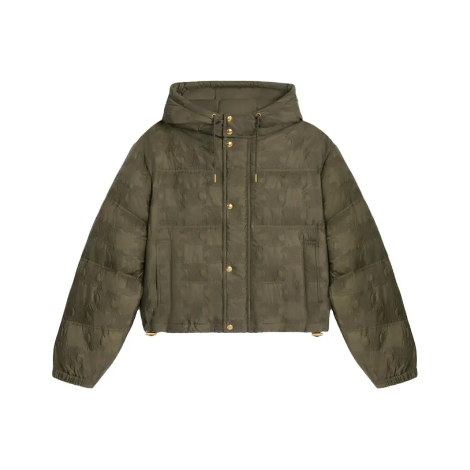 CELINE Padded Hooded Coat
