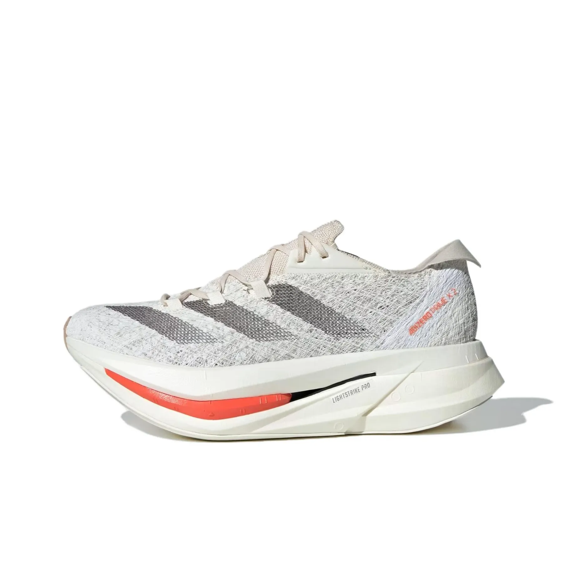 Adidas Adizero Prime X 2,0 Амортизация Устойчивый к истиранию Дышащий Легкий Низкий Топ Беговые кроссовки Унисекс Бежевый