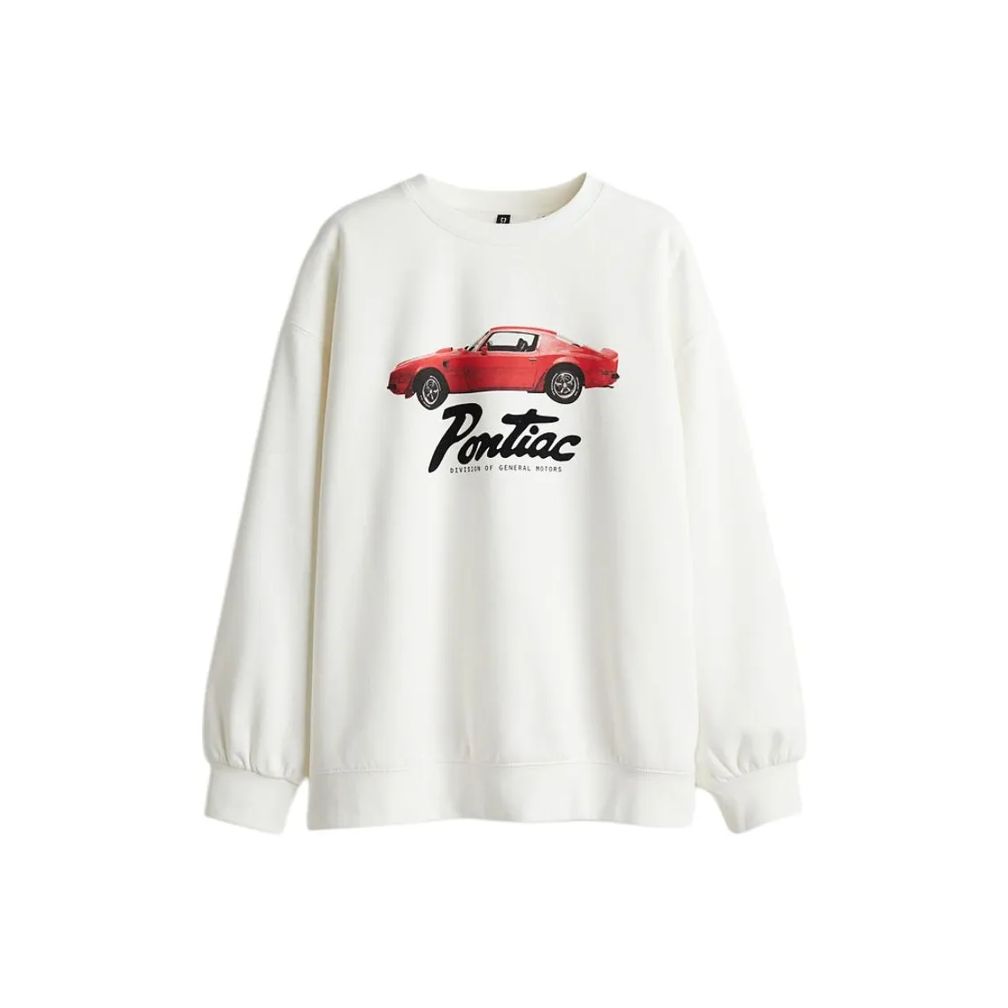 H&M Sweatshirt Women's Cream/All Cars