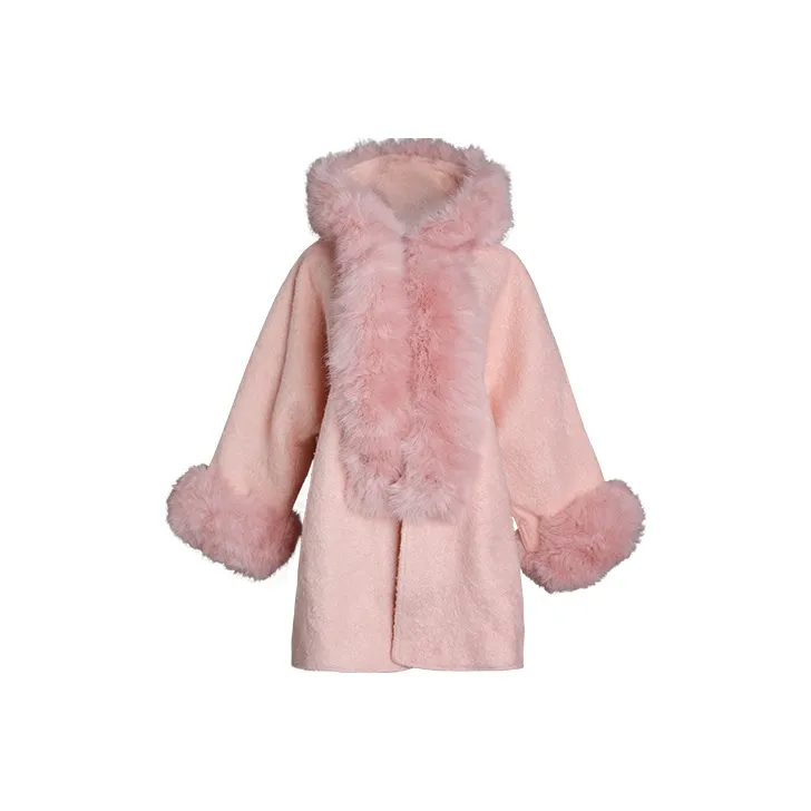 JINYE ORIENTAL Персиково-розовое Женское Пальто