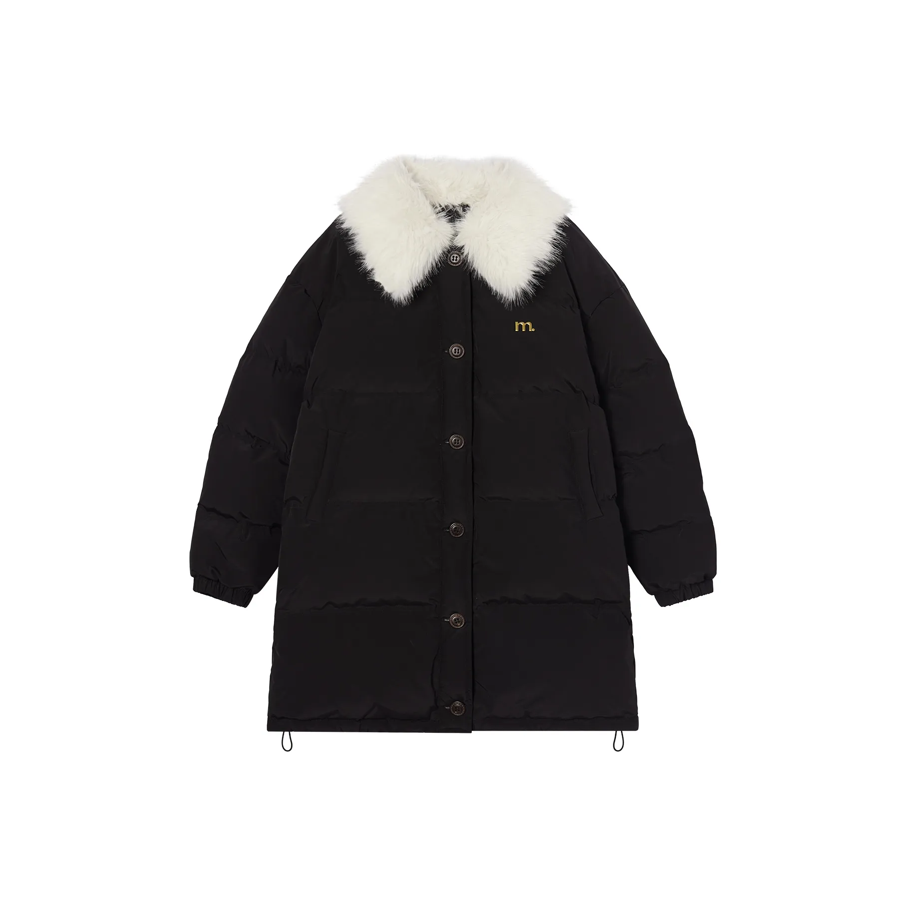 I'M ONE Пуховик Женские Черный