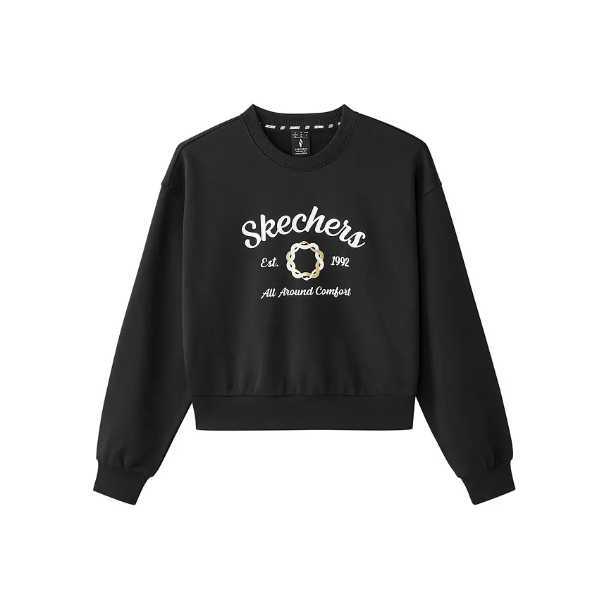 Skechers Sports Life Collection Толстовка Женская Углеродно-черная