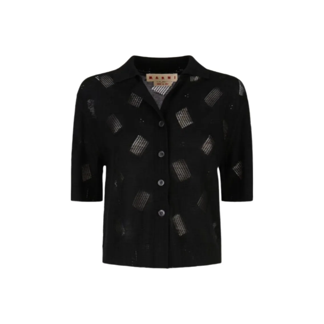 MARNI Knit Openwork Shirt