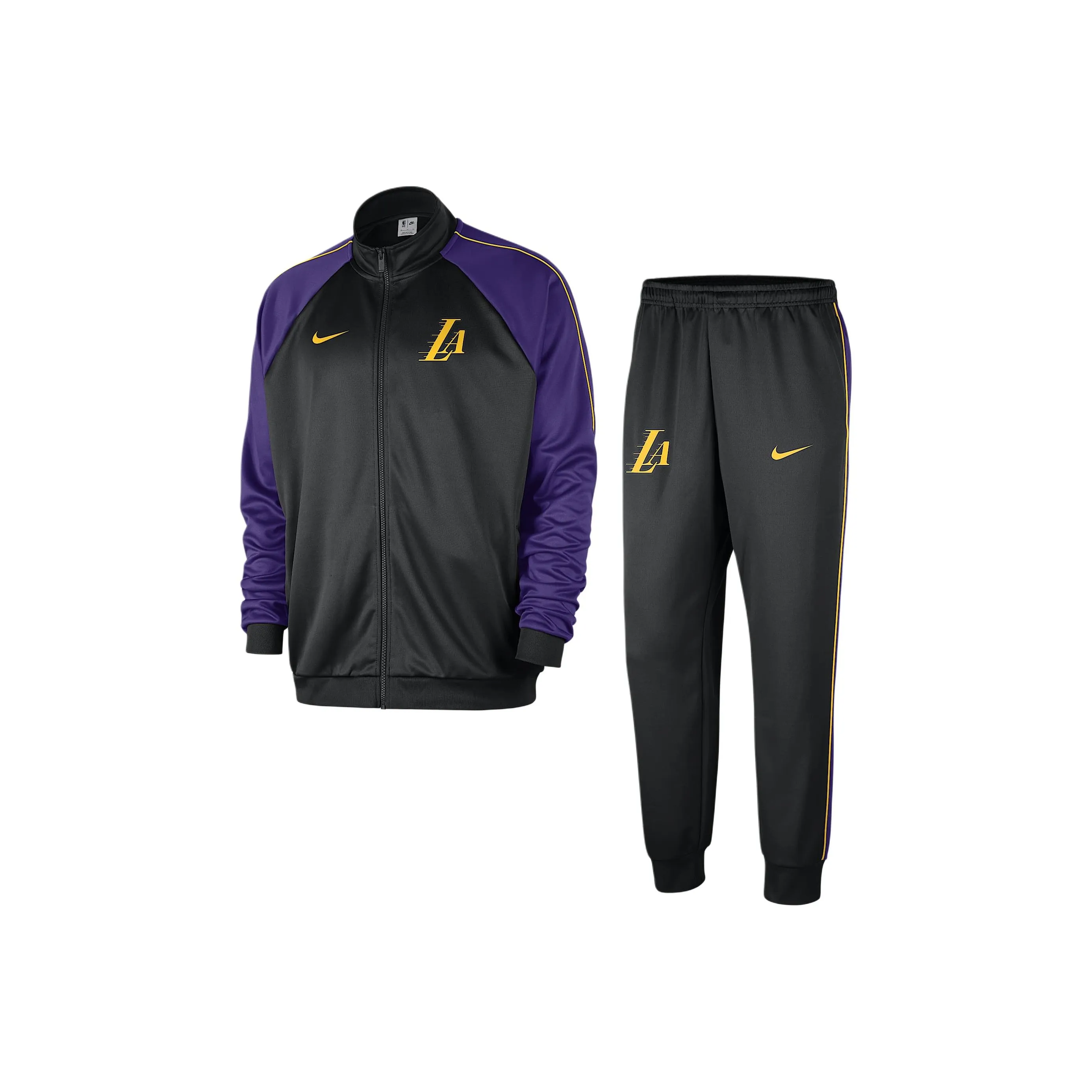 Nike x NBA Los Angeles Lakers Повседневная спортивная одежда Городская EDITION Мужской Черный