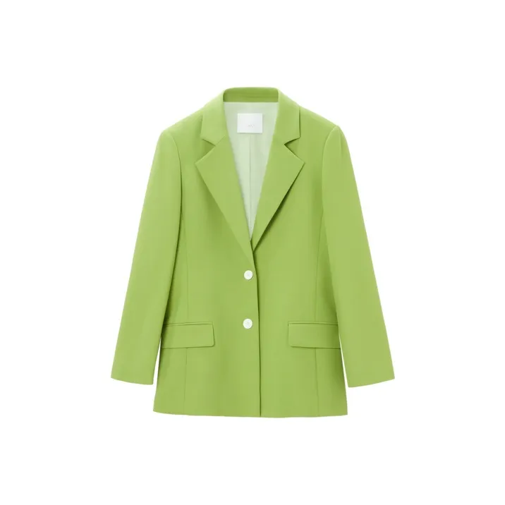 OVV Business Suits Women's Emerald Green Solid Color A1
