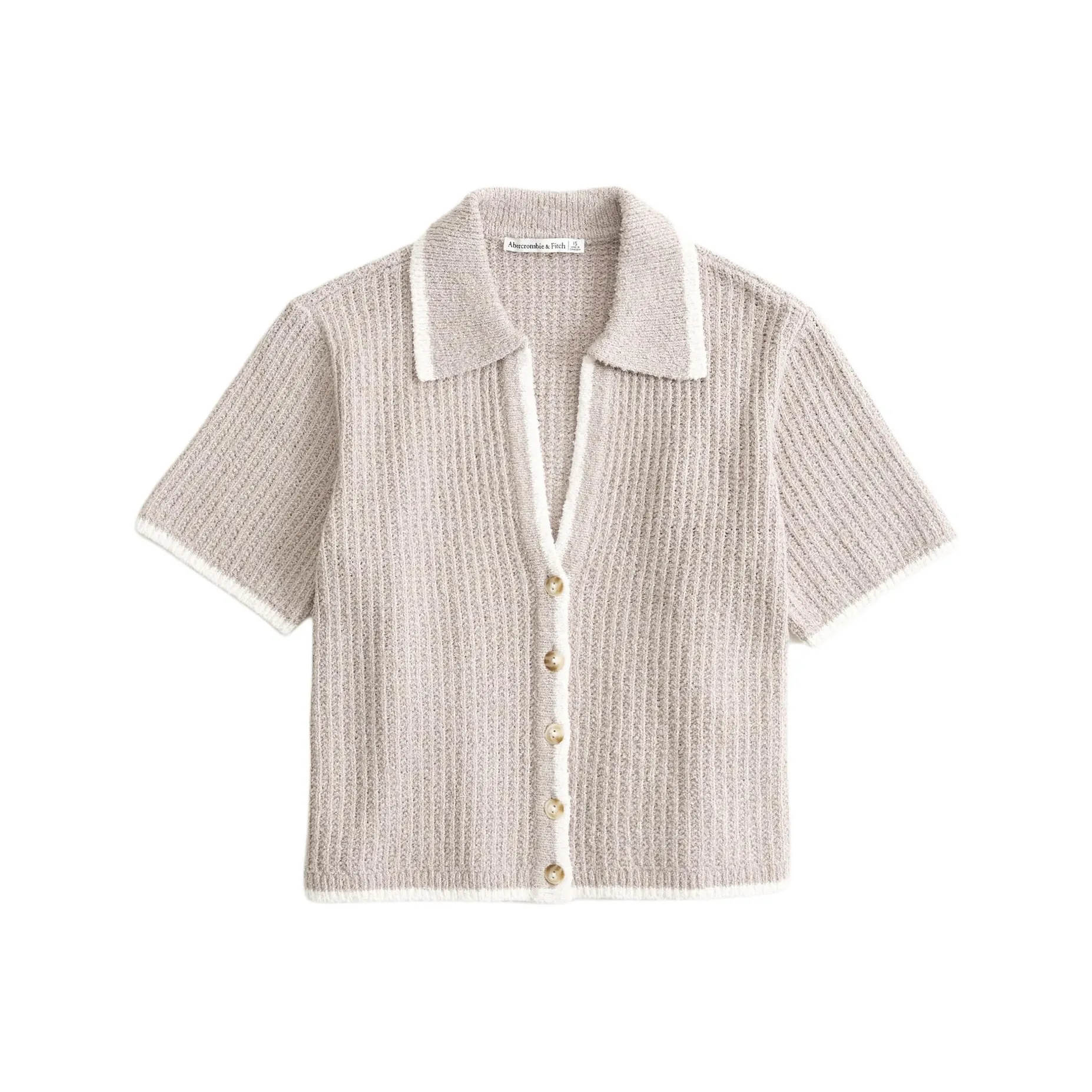 Abercrombie＆Fitch Поло Женское Серое