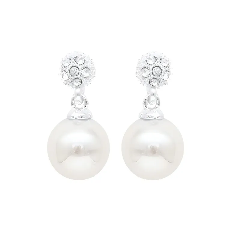 VERENA REINE Shell Pearl Clip On Серьги Женские