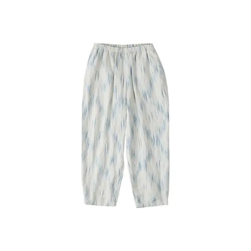 PORTER CLASSIC Белый Мужские Повседневные Брюки