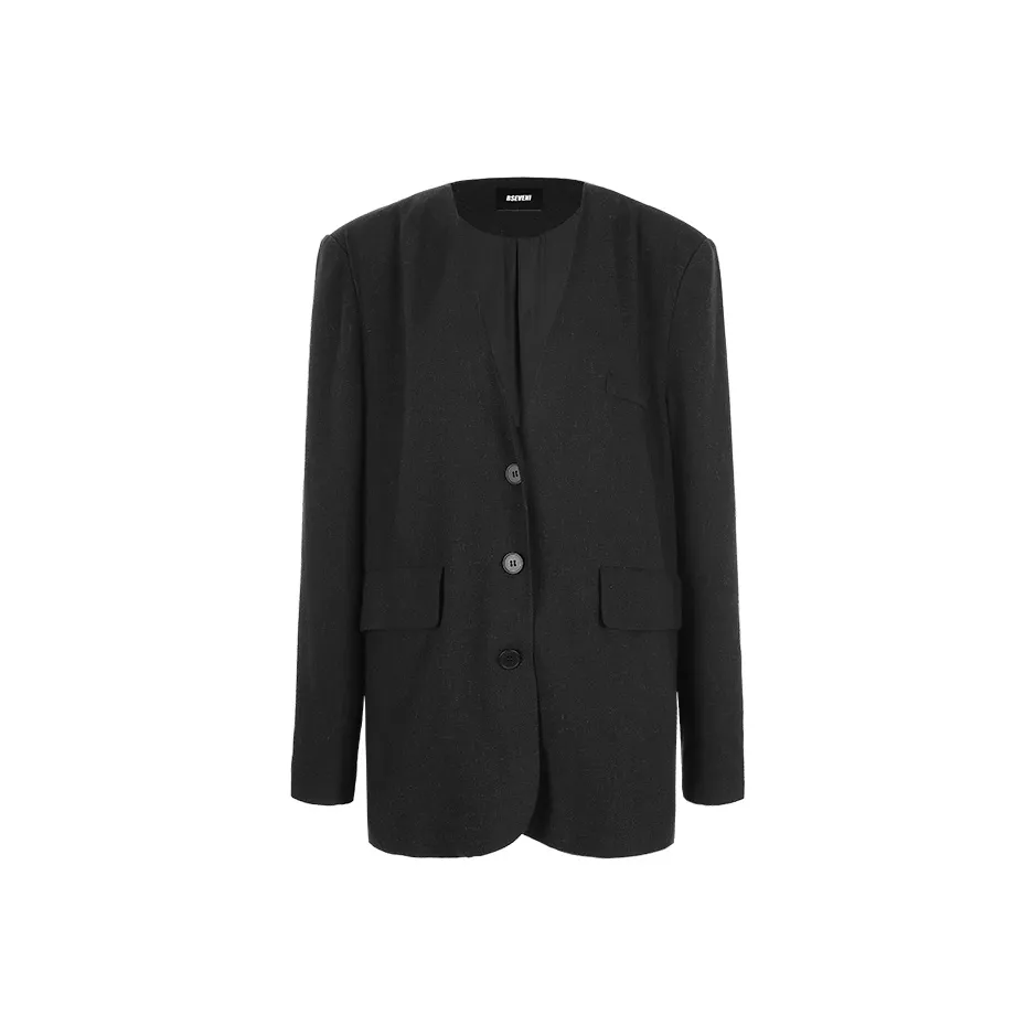 BSEVENI Jackets Coats Women's Black