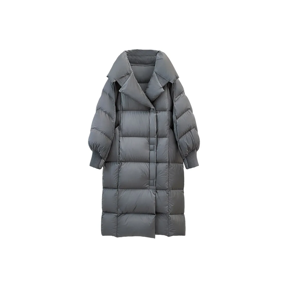 Cypress House Пуховик Женские Темно-серый Зеленый