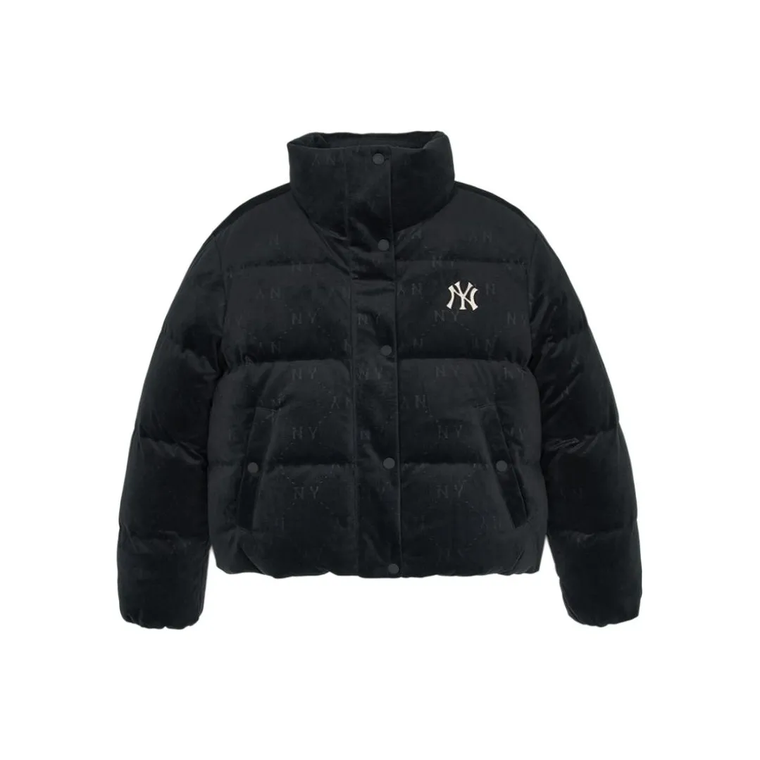 Mlb Base Logo New York Yankees Down Jacket Women's Black