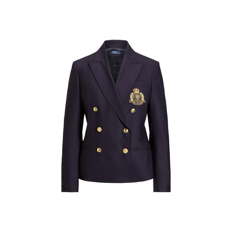 Lee Koszulki polo Crest embroidered Double breasted Blazer