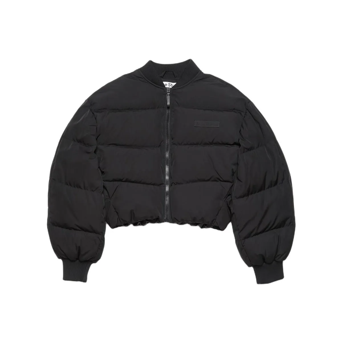 Acne Studios Bomber Puffer Jacket Washed Black