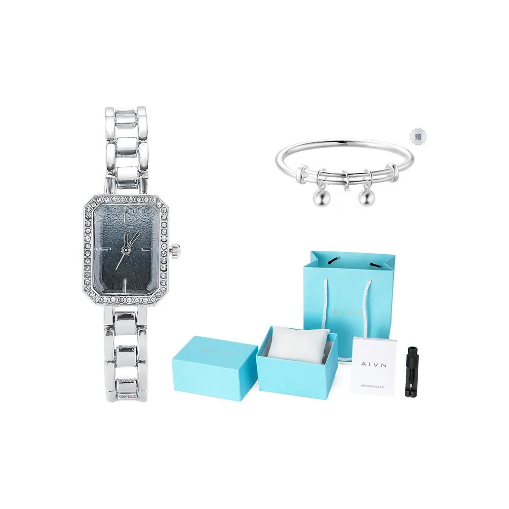 AIVN Утончённый CHANEL Inspired Кварцевый механизм Сплав Ремешок Часы Женские часы Синий циферблат