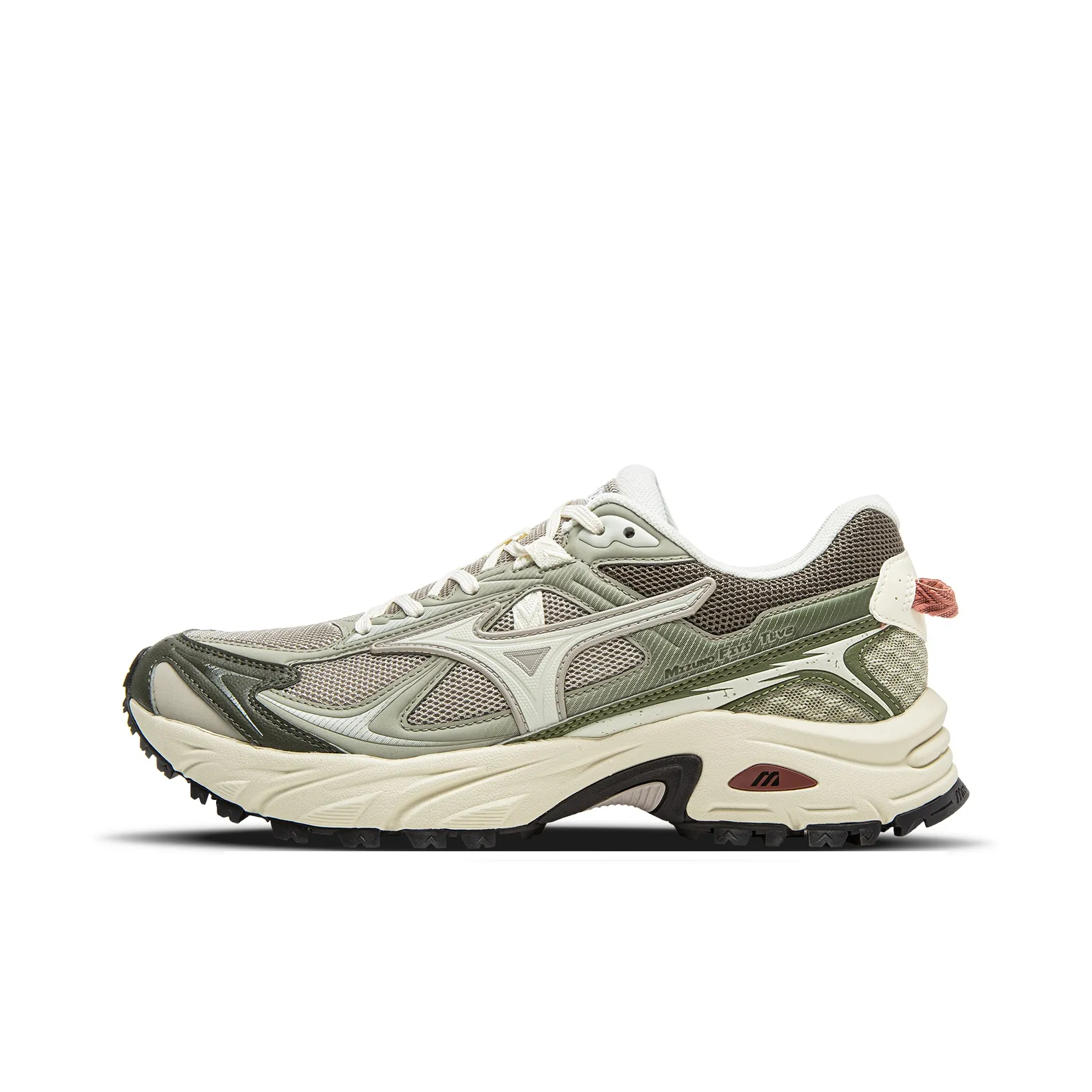 Mizuno FIYI TL Slip-resistant и дышащие низкие беговые кроссовки для унисекса цвет голубино-серый