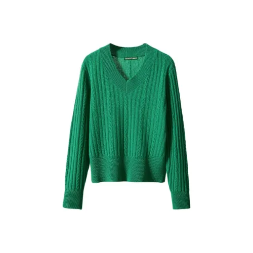 SPRING BANBOO Зеленый яблочный Женские Трикотаж
