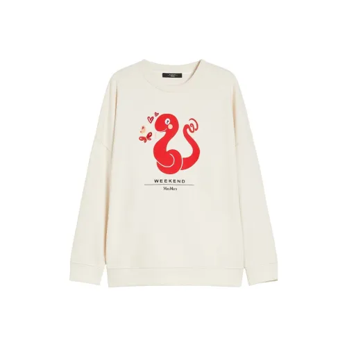 WEEKEND MaxMara Белый Женские Свитшоты