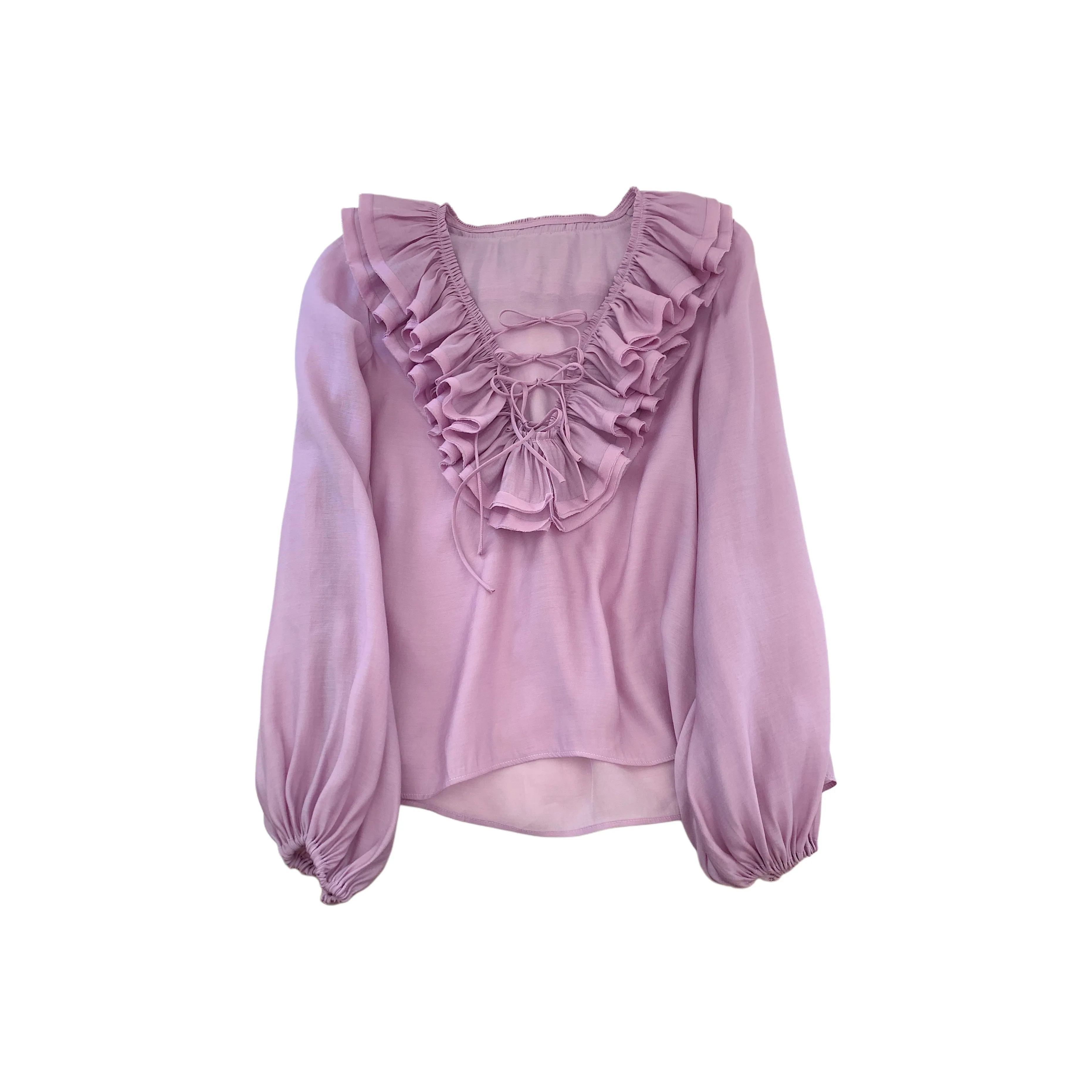 OUBO Фиолетовые Женские Рубашки