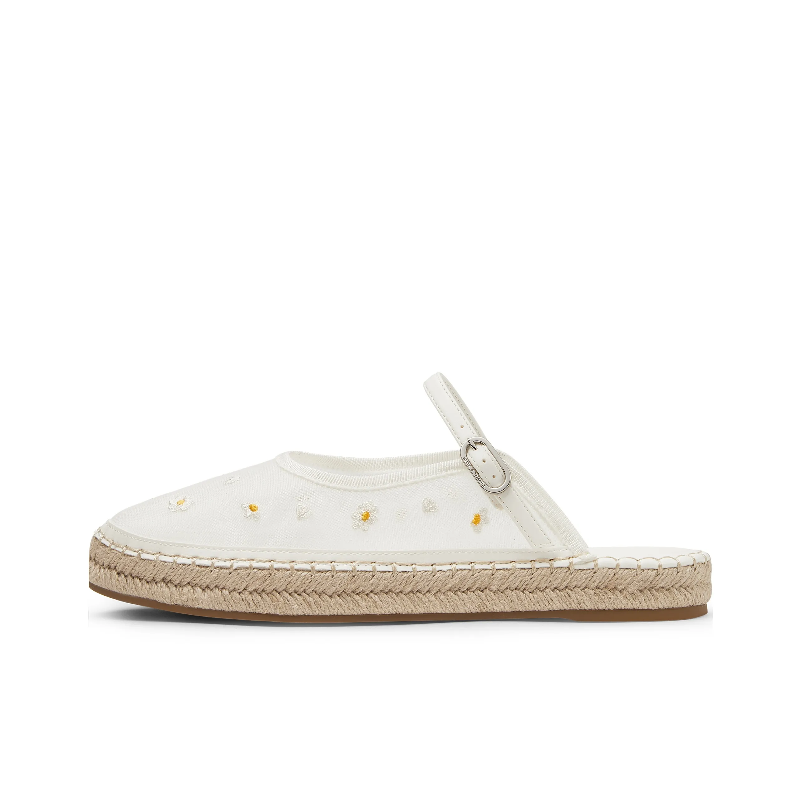 CHARLES KEITH Композитная подошва Домашние тапочки Женские Белые