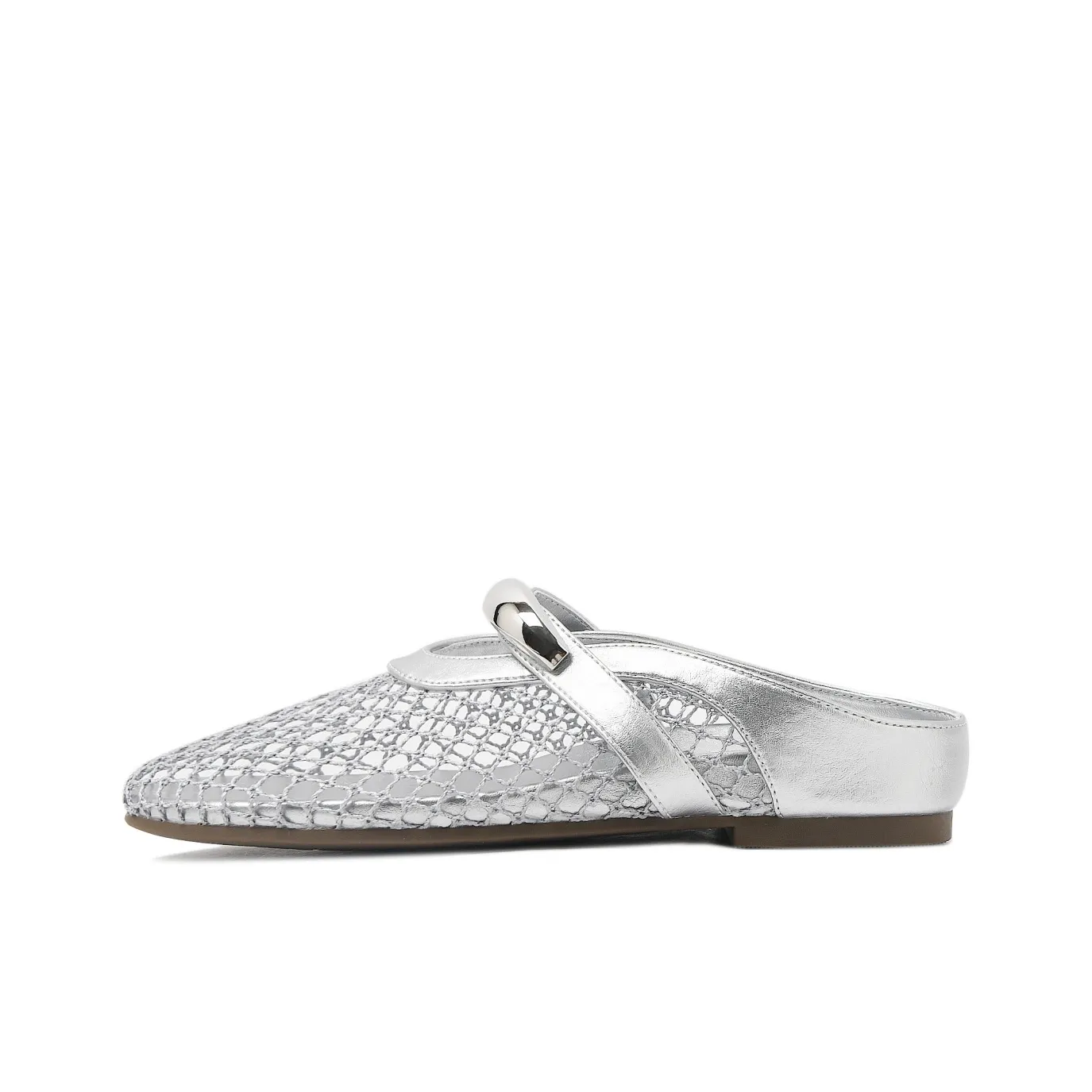 CAMEIDO Противоскользящие домашние тапочки для женщин цвет серебряный