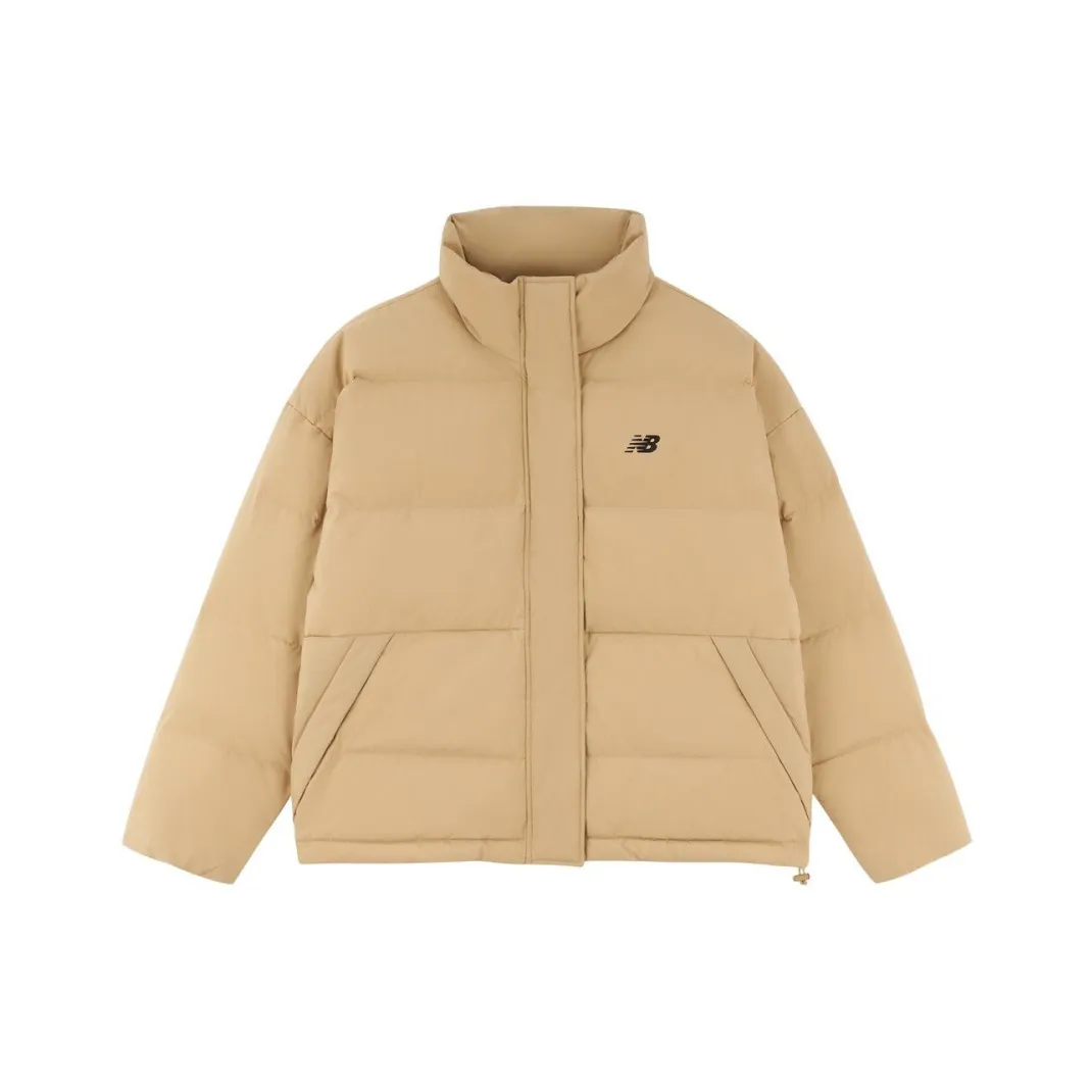 New Balance Пуховик Женский Светло-Коричневый