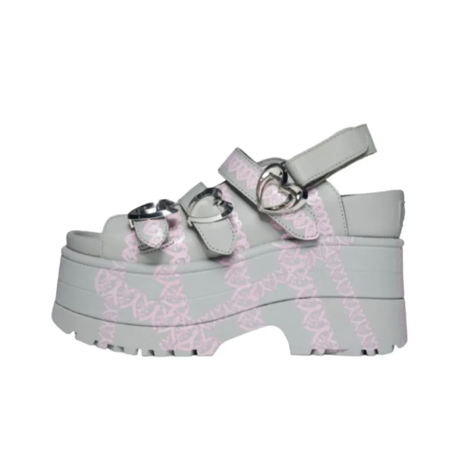 YUEQI QI x UGG Roman Sandals Women's Gray