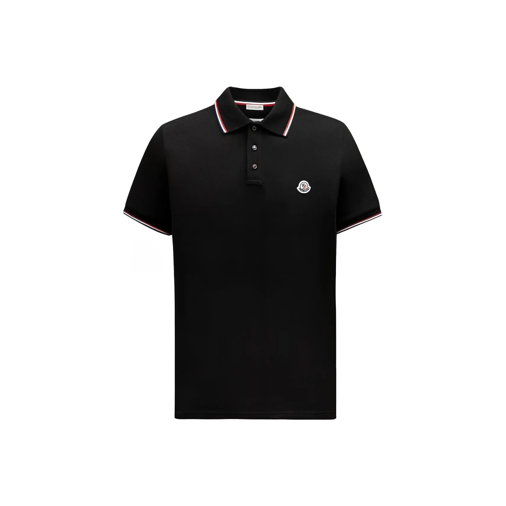 Moncler SS24 Polo Shirt Men's Black
