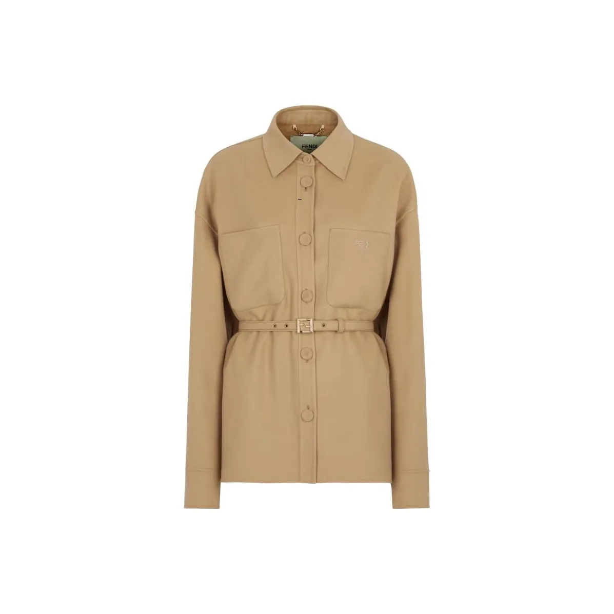 FENDI Coats Women's Khaki