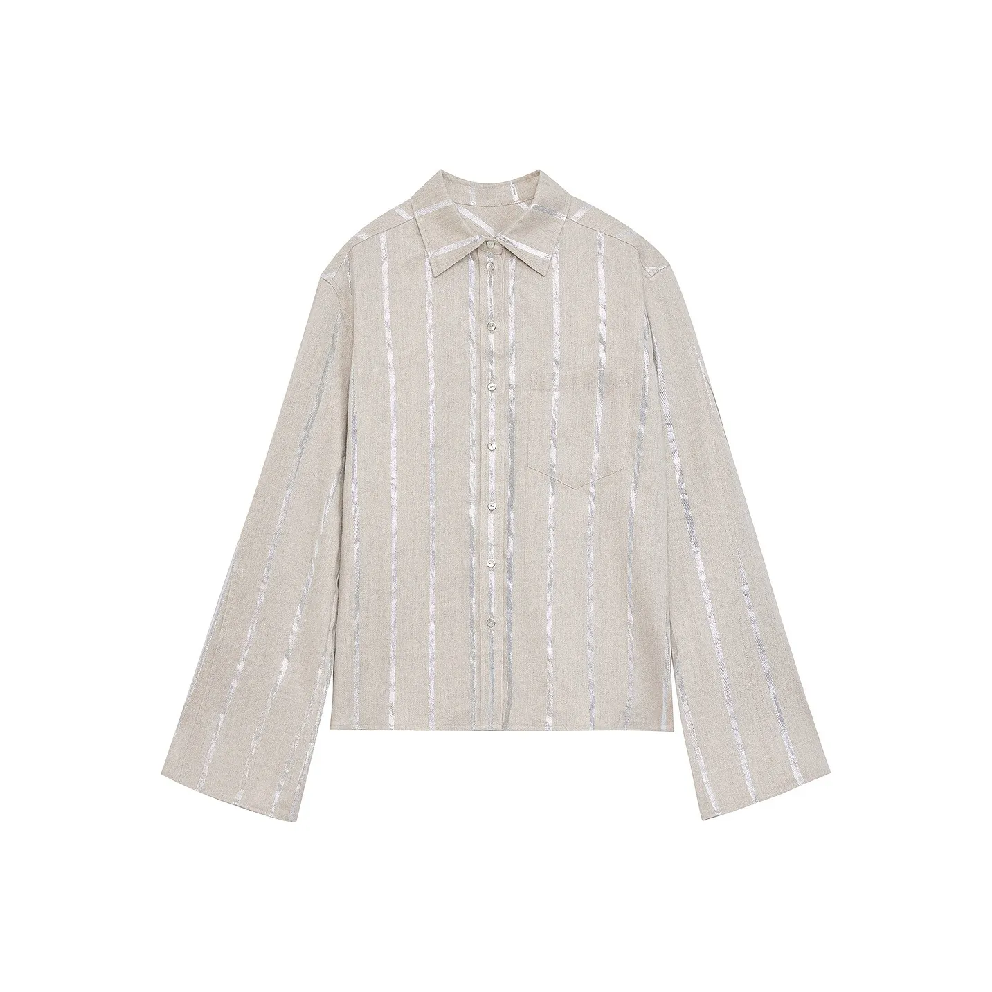 FIRELADY FUR Shirt Women's Lurex Striped