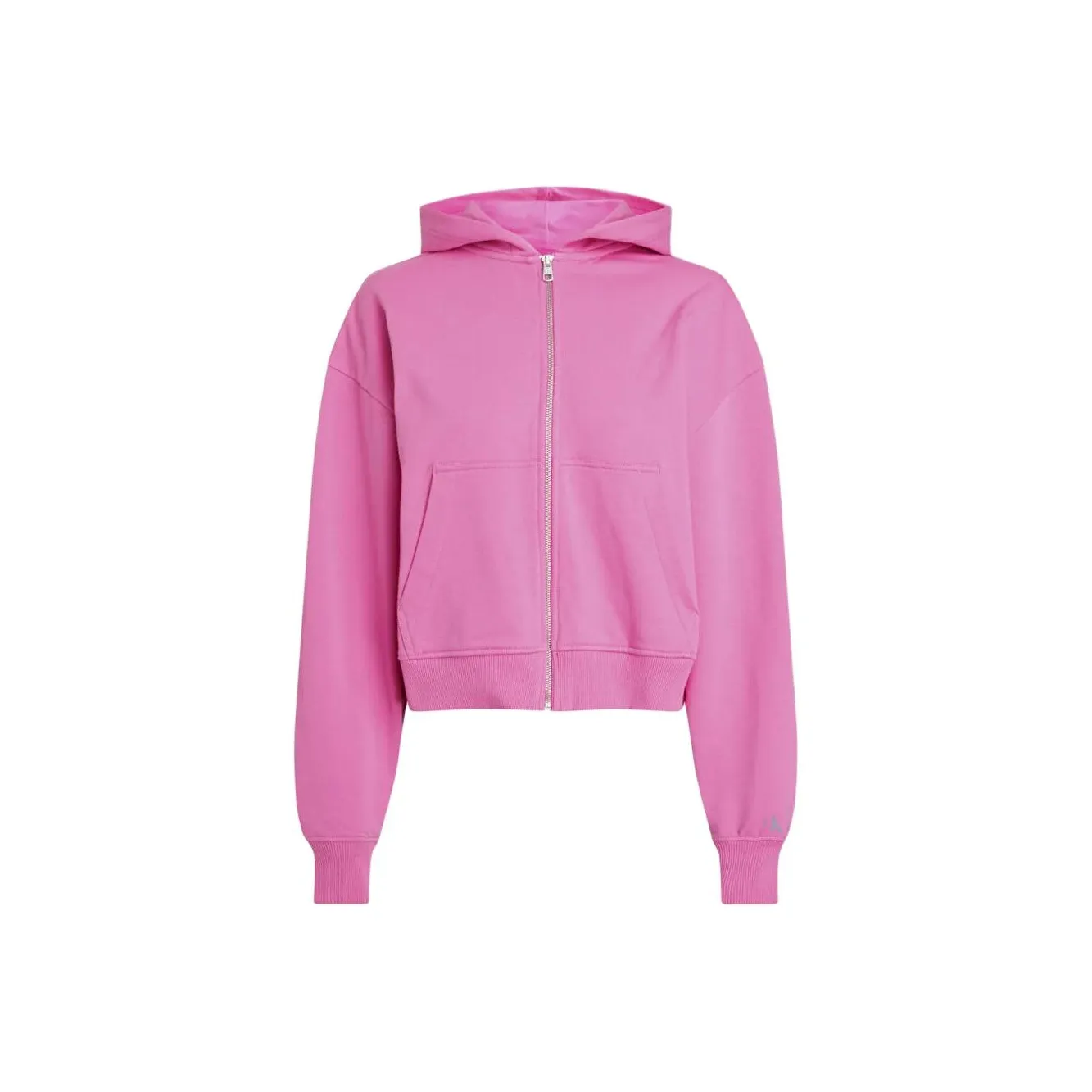 CALVIN KLEIN Kadın Box Slogan Fermuarlı Sweatshirt Women's Pink
