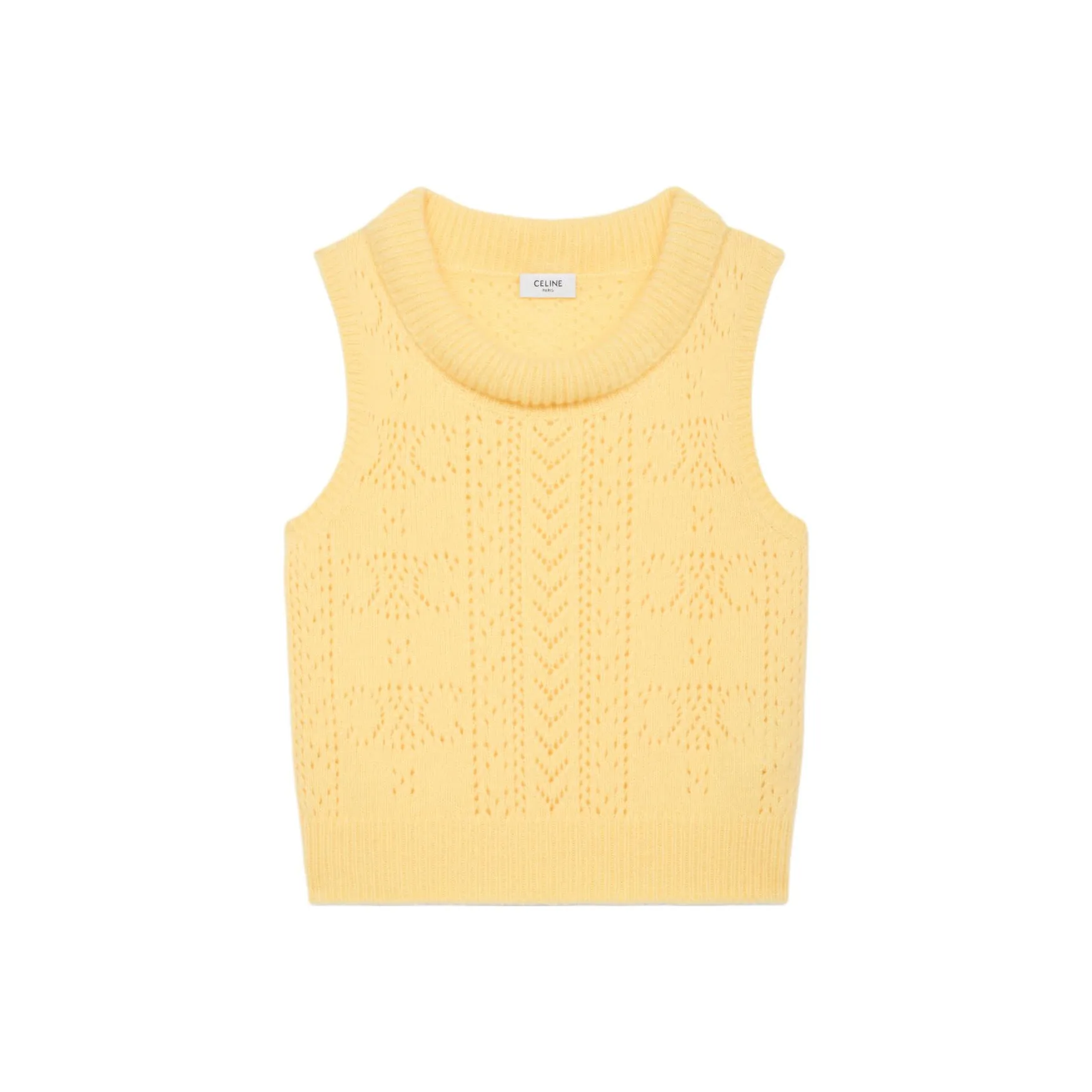 CELINE Sleeveless Knitted Vest