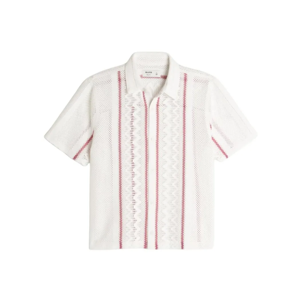 Hollister Shirt Women's White Stripes