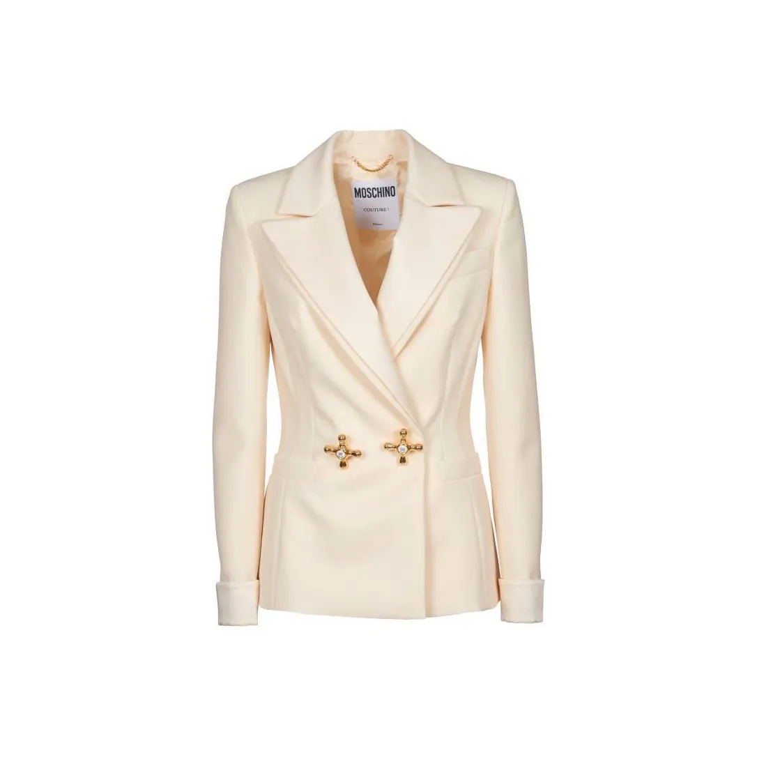 MOSCHINO Faucet Handle Double breasted Blazer